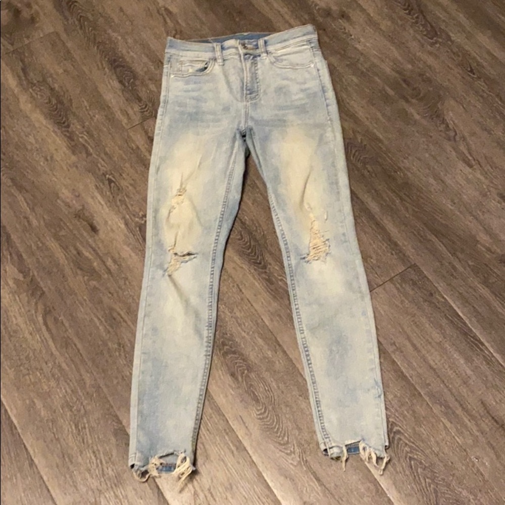 Size 25 high waisted cropped jeans